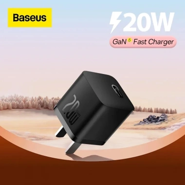 Bộ Sạc Du Lịch Baseus GaN 5 Cổng 20W Sạc Nhanh PD cho Điện Thoại, Máy Tính Bảng - Giá 220k