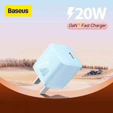 Bộ Sạc Du Lịch Baseus GaN 5 Cổng 20W Sạc Nhanh PD cho Điện Thoại, Máy Tính Bảng - Giá 220k