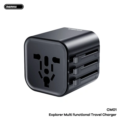 Bộ Sạc Du Lịch Remax CM01 2.500W, Phích Cắm AU US EU UK - Giá 226.700₫