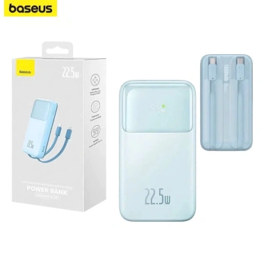 Bộ sạc dự phòng mini Baseus 30W sạc nhanh, tích hợp dây sạc - Giá chỉ 469.000₫