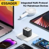 Bộ sạc Essager 33W GaN USB + Type C, hỗ trợ PD3.0, QC3.0, sạc nhanh du lịch Android - 278.400₫ 6