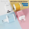 Bộ sạc GaN 65W 3 trong 1 USB và Type C, US UK Plug, adapter tường sạc nhanh du lịch cho điện thoại và máy tính bảng 2