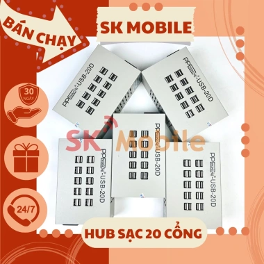 Bộ Sạc Hub 100W 20 Cổng USB - Sạc Nhanh, Di động, Giá Ưu Đãi 500k Bộ Sạc Hub 100W 20 Cổng USB - Sạc Nhanh, Di động, Giá Ưu Đãi 500k