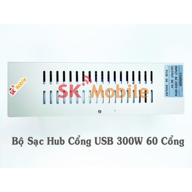 Bộ sạc hub 300W 60 cổng USB - Công suất mạnh, sạc nhanh đa năng, giá chỉ 890.000đ 3