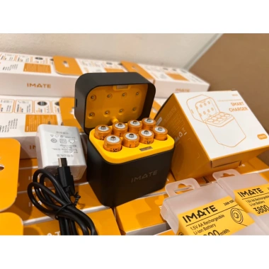 Bộ sạc Imate cao cấp 1.5V 38Ah Li‑on pin sạc karaoke, dung lượng cao, giá 200.000đ 8