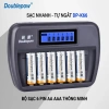 Bộ sạc K66 cho pin AA/AAA - Sạc nhanh thông minh, tự ngắt, LCD, giá ưu đãi 189.000đ 2