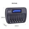 Bộ sạc K66 cho pin AA/AAA - Sạc nhanh thông minh, tự ngắt, LCD, giá ưu đãi 189.000đ 7