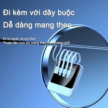Bộ sạc nhanh 20.000mAh/10.000mAh Pin mini, kèm nhiều dây sạc - Giá ưu đãi 185k 5 Bộ sạc nhanh 20.000mAh/10.000mAh Pin mini, kèm nhiều dây sạc - Giá ưu đãi 185k 5