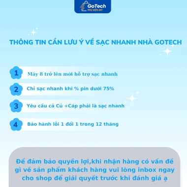 Bộ sạc nhanh 20W cáp bọc dù PD an toàn, đầu chống gãy, giảm giá 49k