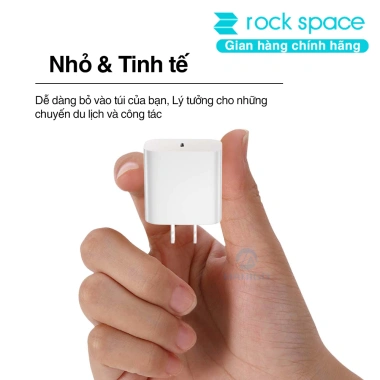 Bộ sạc nhanh 20W Rockspace T18 - Bảo hành 12 tháng, 1 đổi 1, giá 161.000₫