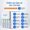 Bộ sạc nhanh 2h Panasonic K-KJ55MC40V3 kèm 4 viên pin eneloop AA trắng - Giá chỉ 889.000₫ 8