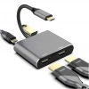 Bộ Sạc Nhanh 4 Trong 1 Type-C HDMI 4K USB3.0 PD Hub Màn Hình Kép - Giá 324.500₫