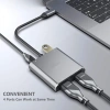 Bộ Sạc Nhanh 4 Trong 1 Type-C HDMI 4K USB3.0 PD Hub Màn Hình Kép - Giá 324.500₫ 6