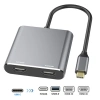 Bộ Sạc Nhanh 4 Trong 1 Type-C HDMI 4K USB3.0 PD Hub Màn Hình Kép - Giá 324.500₫ 10
