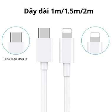 Bộ sạc nhanh 45W Củ + Cáp, dây sạc chống gãy, không nóng, an toàn, tương thích i6-i14 - 39.000₫ 5 Bộ sạc nhanh 45W Củ + Cáp, dây sạc chống gãy, không nóng, an toàn, tương thích i6-i14 - 39.000₫ 5
