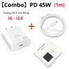 Bộ sạc nhanh 45W Củ + Cáp, dây sạc chống gãy, không nóng, an toàn, tương thích i6-i14 - 39.000₫ 7