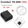 Bộ sạc nhanh 45W Củ + Cáp, dây sạc chống gãy, không nóng, an toàn, tương thích i6-i14 - 39.000₫ 10