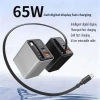 Bộ sạc nhanh 65W GaN cổng kép USB‑C, cáp tích hợp, hỗ trợ EU/US/UK - Đầu sạc du lịch 6