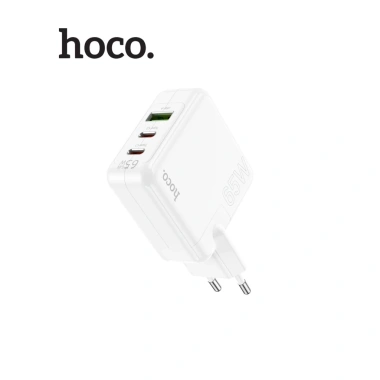 Bộ Sạc Nhanh 65W Hoco 3 Cổng (2 PD Type-C + 1 QC3.0) - Sạc Laptop & Điện Thoại, Giá Ưu Đãi 283k 9