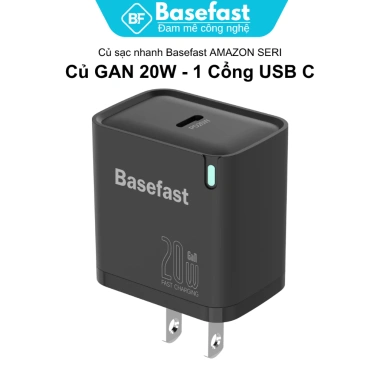 Bộ sạc nhanh Basefast B26 20W PD kèm cáp bọc dù bền cho iPhone 8 Plus, XS, 11-14 Pro - giá 209.000 VND 4