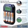Bộ sạc nhanh Camelion BC-1.046 tự ngắt, Pin AA 2.700mAh và AAA 1.100mAh - Chính hãng 130k 2