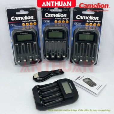 Bộ sạc nhanh Camelion BC-1.046 tự ngắt, Pin AA 2.700mAh và AAA 1.100mAh - Chính hãng 130k 9 Bộ sạc nhanh Camelion BC-1.046 tự ngắt, Pin AA 2.700mAh và AAA 1.100mAh - Chính hãng 130k 9