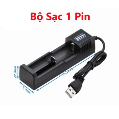 Bộ sạc nhanh đa kích thước Pin 21.700-26.700, tự ngắt, đèn báo % pin, dòng 2-3A - Giá tốt 25.407 VND