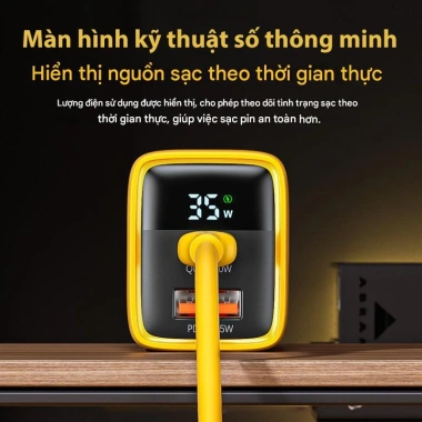 Bộ sạc nhanh Digi 35W + cáp silicone Type-C 240W cho iPhone 12‑17 Pro Max - Giá chỉ 128.000₫ 3
