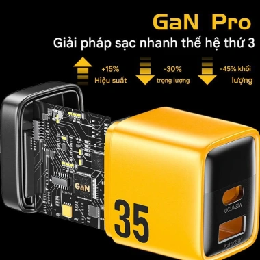 Bộ sạc nhanh Digi 35W + cáp silicone Type-C 240W cho iPhone 12‑17 Pro Max - Giá chỉ 128.000₫ 5