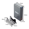 Bộ sạc nhanh Gan 3 đa cổng 200-800W USB-C, hỗ trợ Laptop, Tablet, Phone - Giá chỉ 599.000 VND 7