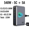 Bộ sạc nhanh Gan 3 đa cổng 200-800W USB-C, hỗ trợ Laptop, Tablet, Phone - Giá chỉ 599.000 VND 10
