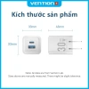 Bộ sạc nhanh GaN Vention 30W/20W USB‑C PD + USB 2 cổng QC4.0, hỗ trợ Samsung Android, BH 12 tháng 7