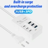 Bộ sạc nhanh PD 3.0 6 cổng USB – Sạc đồng thời, bảo vệ quá dòng & quá nhiệt, đa năng du lịch, 100.009₫ 4