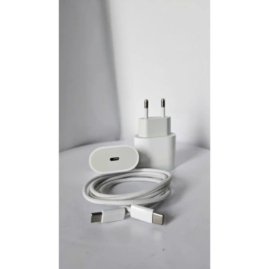 Bộ sạc nhanh PD 35W Type-C to Type-C cáp bện dù 1m - Sạc mạnh, giá ưu đãi 135k