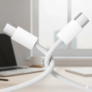 Bộ sạc nhanh PD 35W Type-C to Type-C cáp bện dù 1m - Sạc mạnh, giá ưu đãi 135k
