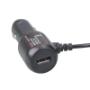 Bộ sạc ô tô 12V/24V tự động 5V 3A USB‑C, cáp nam, sạc nhanh cho điện thoại, laptop 8