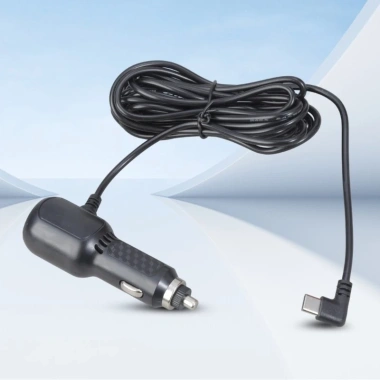 Bộ sạc ô tô 12V/24V tự động 5V 3A USB‑C, cáp nam, sạc nhanh cho điện thoại, laptop