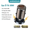 Bộ sạc ô tô 30W sạc nhanh vỏ kim nhôm mini, cáp Type‑C 1m, bảo hành 24 tháng - Giá 57.000₫ 10