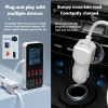 Bộ sạc ô tô 8 cổng PD & QC3.0 Hub USB 40W cho điện thoại, máy tính xách tay - Giá ưu đãi 864k 3