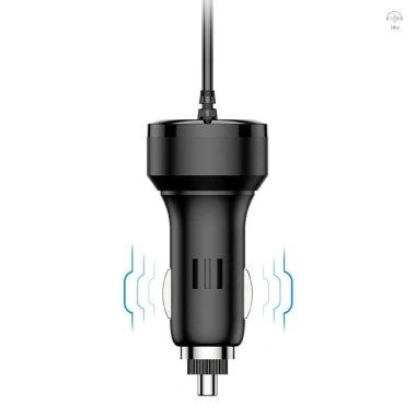Bộ sạc ô tô PD QC3.0 2 ổ 12-24V có đèn LED phát hiện điện áp cho xe tải SUV 7