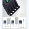 Bộ sạc pin 1.2V AA/AAA UK93B Doublepow - Sạc thông minh tự ngắt, LCD, chính hãng, giảm giá 22% 4