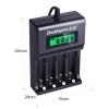 Bộ sạc pin 1.2V AA/AAA UK93B Doublepow - Sạc thông minh tự ngắt, LCD, chính hãng, giảm giá 22% 6