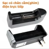 Bộ sạc pin 18.650 26.650 Lion 3.7V - Cục nạp 14.500 16.340 METAL STORE 1 viên, giá 22.000 6
