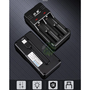 Bộ sạc pin 18.650 Doublepow DP-UK63 đa năng tự ngắt, hỗ trợ 26.650, 16.340, CR123A, 14.500, 21.700 - 99k 8