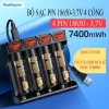 Bộ Sạc Pin 18.650 Doublepow UK41 4 Pin 7.400mWh Sạc Nhanh Tự Ngắt Dùng Lại 1.000 Lần 74.000 VND