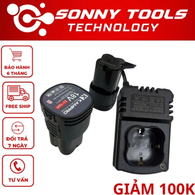 Bộ sạc + Pin 18V 2.000mAh 4 Cell – Phù hợp máy vít búa, máy khoan, giá 158.000₫ 8 Bộ sạc + Pin 18V 2.000mAh 4 Cell – Phù hợp máy vít búa, máy khoan, giá 158.000₫ 8