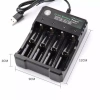 Bộ sạc pin 4 khe tự động ngắt & bật sáng, hỗ trợ 18.650, AA, Li‑ion – Giá 60.000₫ 3