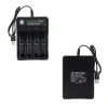 Bộ sạc pin 4 khe tự động ngắt & bật sáng, hỗ trợ 18.650, AA, Li‑ion – Giá 60.000₫ 6
