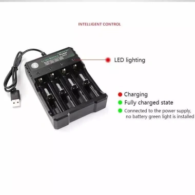 Bộ sạc pin 4 khe tự động ngắt & bật sáng, hỗ trợ 18.650, AA, Li‑ion – Giá 60.000₫ 8 Bộ sạc pin 4 khe tự động ngắt & bật sáng, hỗ trợ 18.650, AA, Li‑ion – Giá 60.000₫ 8