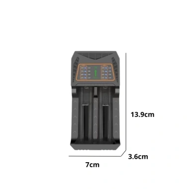 Bộ sạc pin 5D-82HP Top Value sạc nhanh an toàn bền bỉ, đa năng cho AA, AAA, Lithium, giá chỉ 134.480₫ 7